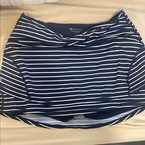 Athleta Navy Striped Women's Skirt